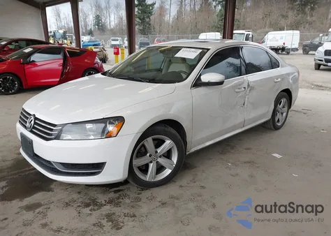 2013 Volkswagen Passat 2.5L Se from USA, damaged, VIN 1VWBP7A35DC094223